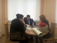 Руководитель управы Левобережного района Олег Копытин провел  прием граждан