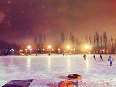 В Центральном районе на стадионе «Динамо» открывается новый ледовый каток 