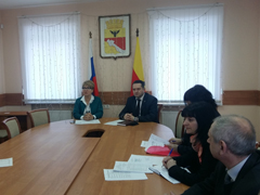 Состоялось совещание по вопросу розыска лиц, уклоняющихся от призыва на военную службу. 