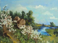 В библиотеке №26 открылась выставка «Знакомьтесь: молодые художники»