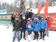 В Коминтерновском районе в комсомольской лыжне приняли участие более 100 человек