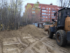 В Центральном районе завершены работы по приведению в порядок территории заброшенной строительной площадки