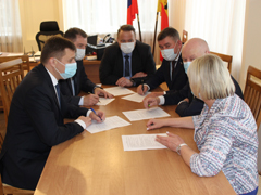 В Левобережном районе идет подготовка к празднованию Дня Победы