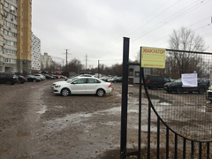 В Левобережном районе продолжается демонтаж незаконно установленных автостоянок