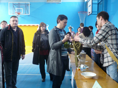 В Железнодорожном районе прошли занятия на пункте выдачи средств индивидуальной защиты