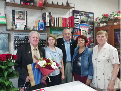 В Коминтерновском районе поздравили с юбилеем ветерана Великой Отечественной войны