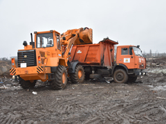 В Железнодорожном районе ведется борьба с несанкционированным свалками