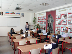 В школе Ленинского района открылся кабинет воинской славы России