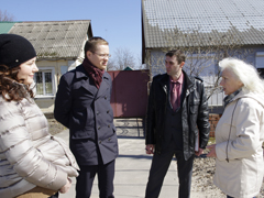 Глава Центрального района Александр Попов провел выездные встречи с жителями