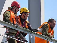 Городские спасатели приняли участие в трехдневных учебно-методические сборах