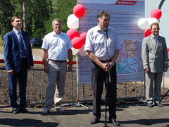 В Железнодорожном районе состоялось торжественное открытие новой билетной кассы на остановочном пункте «Боровская»