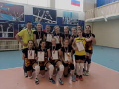 Команда воспитанников воронежской детско-юношеской спортивной школы № 3 - победители Всероссийских соревнований по волейболу