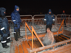 В Воронеже крещенские купания прошли без происшествий