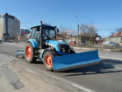 В Центральном районе начала работать коммунальная техника на газомоторном топливе