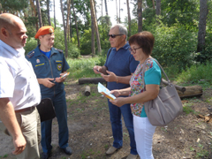 В Центральном районе продолжаются противопожарные рейды 