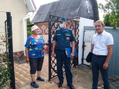 В Советском районе проведен очередной профилактический рейд по пожарной безопасности