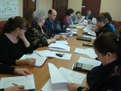 В управе Левобережного района прошло заседание рабочей группы по профилактике правонарушений на территории Левобережного района