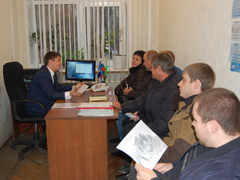 В Железнодорожном районе обсудили организацию елочных базаров