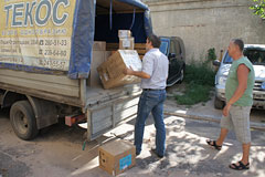 Помощь жителям Луганска