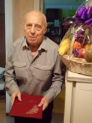 В Левобережном районе поздравили с 95-летним юбилеем Почетного гражданина города Воронежа