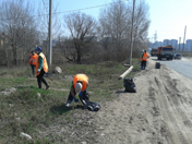 В Коминтерновском районе прошел субботник