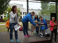 В районах города проходят мероприятия, посвященные Дню России