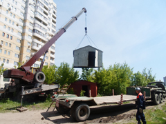 В Коминтерновском районе продолжаются работы по ликвидации незаконных объектов