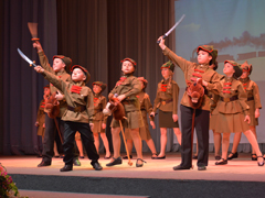 В Левобережном районе прошел первый этап отборочного тура городского фестиваля солдатской и патриотической песни «Защитники Отечества»