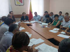 Рабочее совещание по вопросам обеспечения общественного порядка и безопасности граждан при проведении репетиций и ритуала приведения к военной присяге курсантов ВУНЦ ВВС «ВВА»