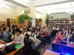 30 октября 2012 года в рамках Кольцовско-Никитинских дней поэзии и искусства в Центральной городской библиотеке им. А. Платонова прошел традиционный конкурс чтецов