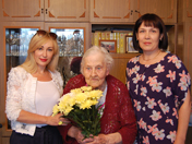 Почетному жителю Железнодорожного района Злате Хатунцевой исполнилось 90 лет