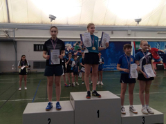 Воспитанники спортивной школы №16 завоевали 4 медали на первенстве ЦФО России по настольному теннису