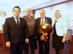 В Коминтерновском районе поздравили Героя социалистического труда