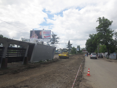 В Центральном районе приступили к обустройству парковочных площадок на территории, прилегающей к Воронежскому центральному парку