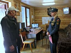 В Ленинском районе проходят противопожарные рейды