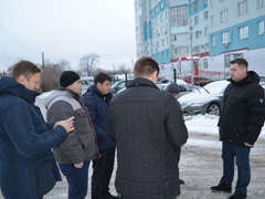 Руководитель управы Левобережного района провёл объезд территории