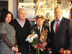 В Советском районе поздравили долгожителя