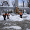 В Железнодорожном районе приводят в порядок воинские захоронения