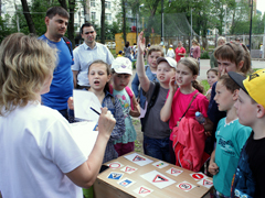 В Ленинском районе прошли спортивно-игровые эстафеты для детей