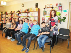 Пятиклассники школы №23 посетили библтотеку №21(ул.Порт-Артурская, 10) 17 апреля