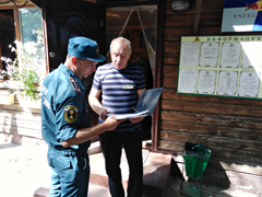 В Ленинском районе проходят противопожарные рейды