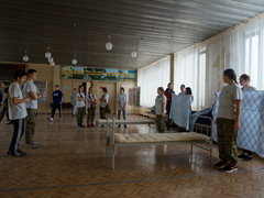 Воспитанники военно–патриотических клубов провели «один день в армии»