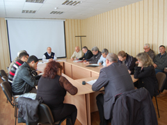 В рамках Всероссийской штабной тренировки в Железнодорожной управе обсудили организацию месячника по гражданской обороне