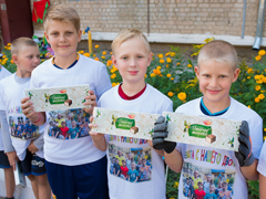 В Левобережном районе прошел праздник «Ребята с нашего двора!»