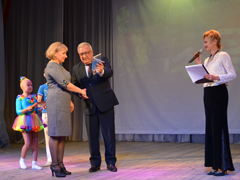 В Левобережном районе прошло праздничное мероприятие, посвященное Дню учителя