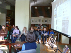 Споры о современной русской литературе велись в библиотеке №44