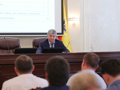 Александр Гусев провел очередное планерное совещание