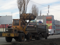 В Левобережном районе продолжается благоустройство улично-дорожной сети