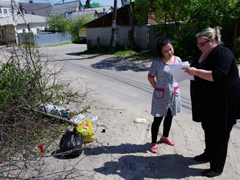 В Центральном районе прошел рейд по выявлению ненадлежащего санитарного состояния улиц частного сектора