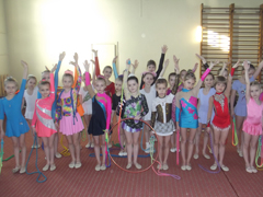 В Левобережном районе завершился турнир по художественной гимнастике